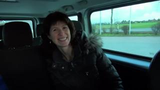 Older German woman pleasure-seeks with passing men