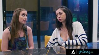 Two Nasty Home-Wrecker Hoes Ruin Their Step-Mom's Day