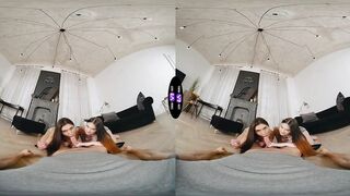 Jadilica Kneels And Sucks While Vivien Doll Finally Joins In – TmwVRnet