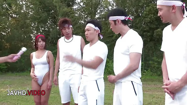 Japanese Kinky Group Fuck Outdoors Starring Stunning Sara Saijo