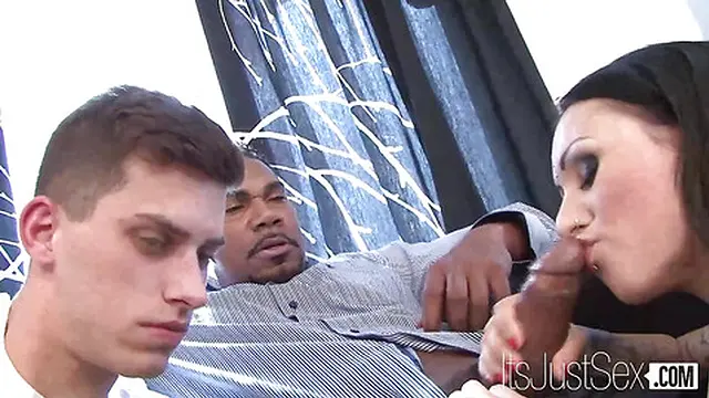 Black and Inked: Lulu’s Big Cock Threesome Fantasy