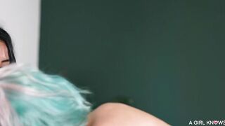 Lesbian couple seek marriage counseling and end up in horny threesome Part 20