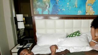 TINY CURLY HAIRED GIRL GETS 1ST MASSIVE BBC