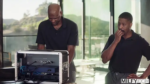 MILFY Sexy Blonde Housewife Melissa Stratton Gets Double Teamed By Two Massive BBCs