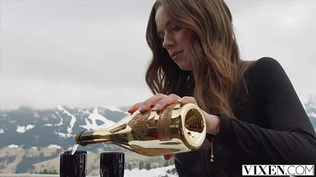 VIXEN Insatiable Model Hope Heaven Has Passionate Threesome With Kelly Collins And Her Boyfriend