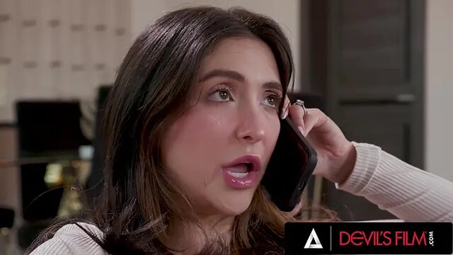 DEVILS FILM - Cute Jane Wilde Gets Her Ass Fucked During Hot Threesome With Her In-Law