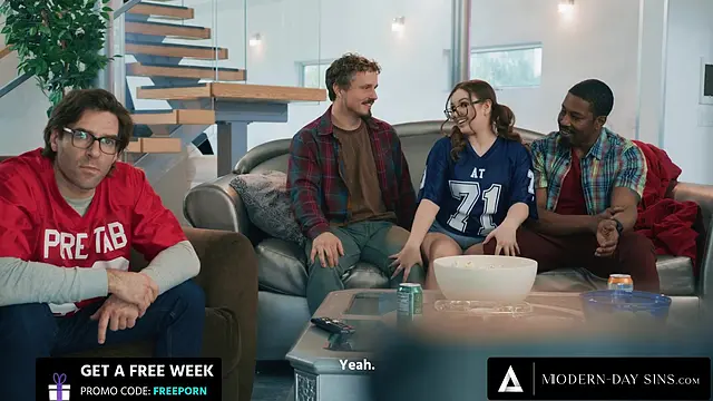 MODERN-DAY SINS - Wild 18yo Cutie Fucks With Her Stepdad's Friend Behind His Back